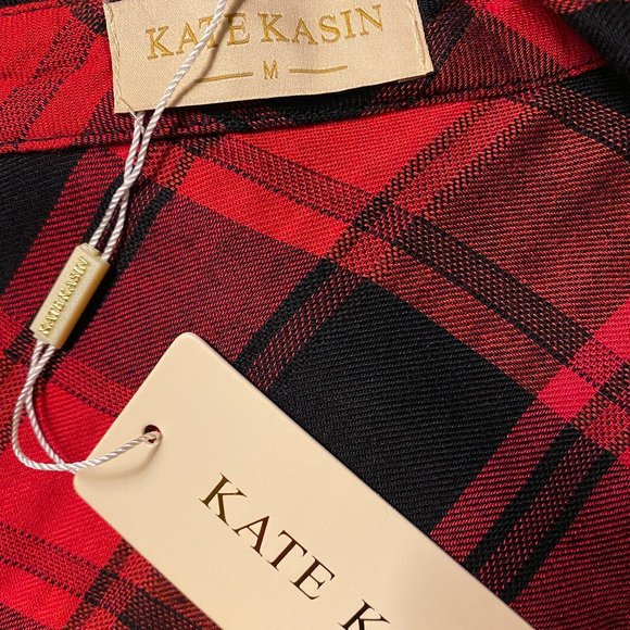 Red and black Buffalo Plaid jacket, - Picture 3 of 4